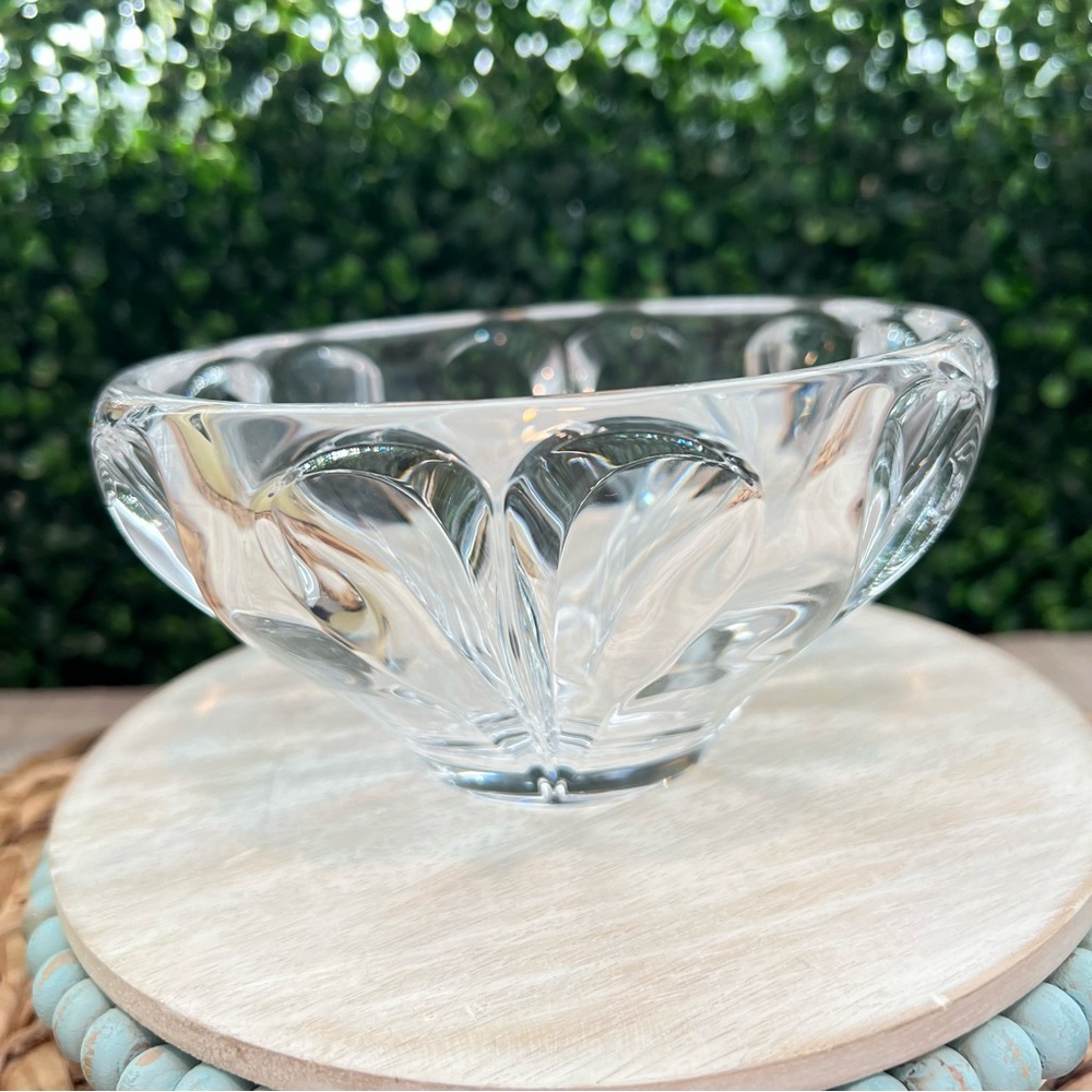 Lenox | Wedding Promises | Full Lead Crystal Small Bowl | New With Box | Hearts